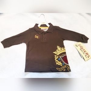 Carter's Long sleeve Polo Size: 6/9 months